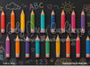Rainbow Pencil Wall (MI)