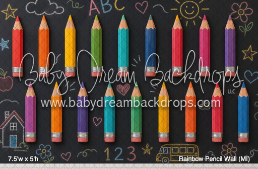 Rainbow Pencil Wall (MI)