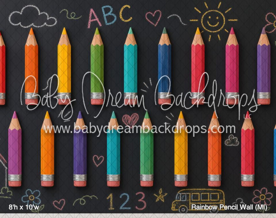 Rainbow Pencil Wall (MI)