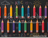 Rainbow Pencil Wall (MI)
