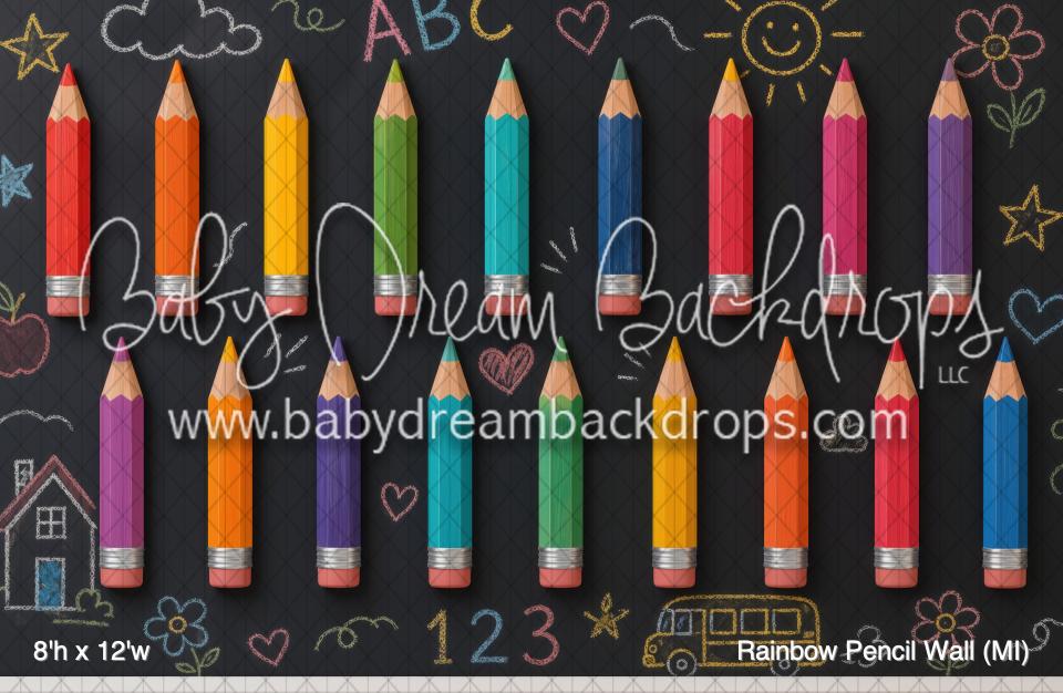 Rainbow Pencil Wall (MI)