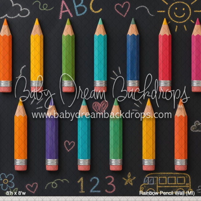 Rainbow Pencil Wall (MI)