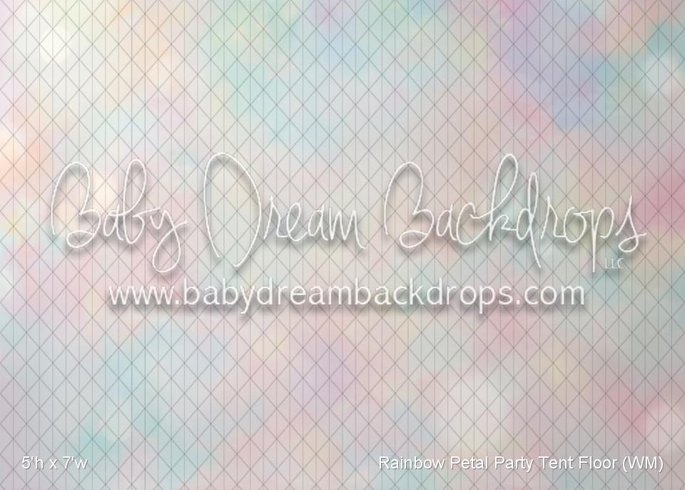 Rainbow Petal Party Tent Floor (WM)
