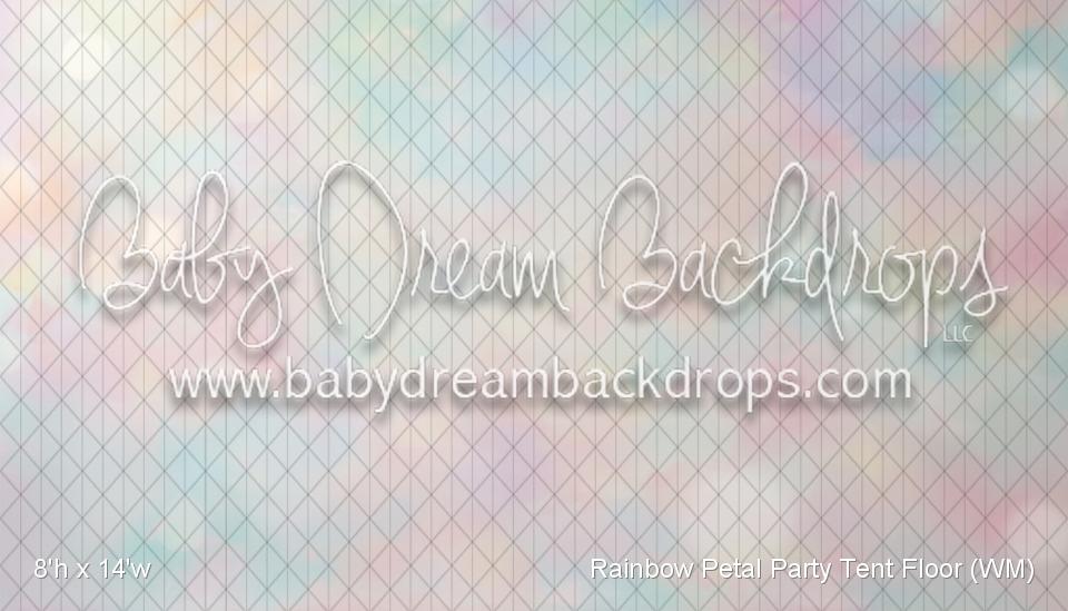 Rainbow Petal Party Tent Floor (WM)
