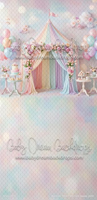 Rainbow Petal Party Tent Sweep (WM)