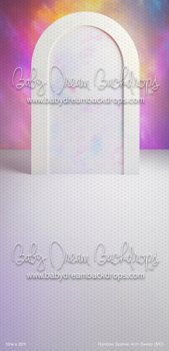 Rainbow Sparkle Arch Sweep (MD)