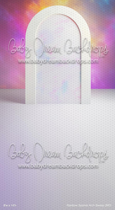 Rainbow Sparkle Arch Sweep (MD)