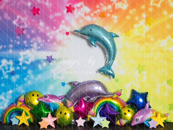 Rainbow Starburst Dolphin (JG)