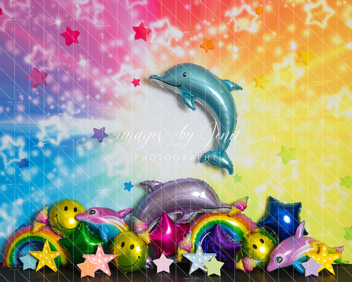 Rainbow Starburst Dolphin (JG)