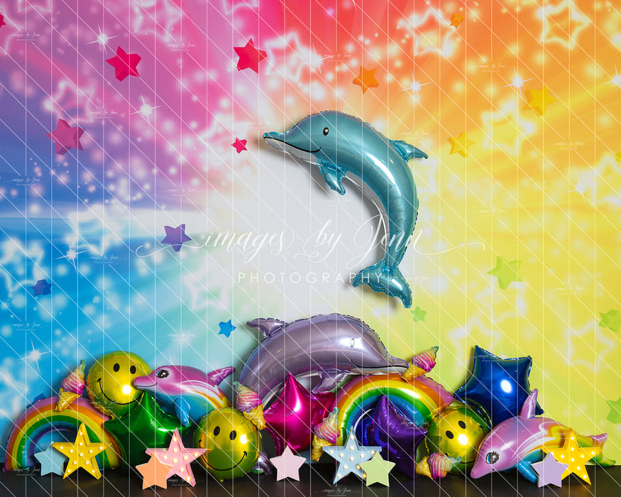 Rainbow Starburst Dolphin (JG)