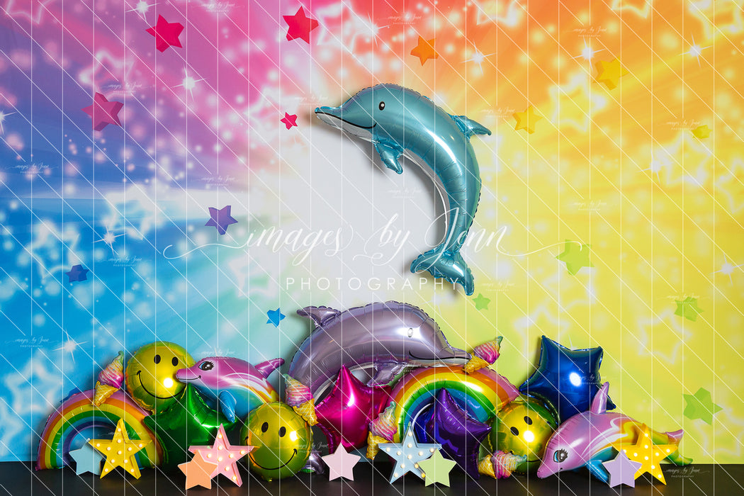 Rainbow Starburst Dolphin (JG)