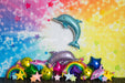 Rainbow Starburst Dolphin (JG)