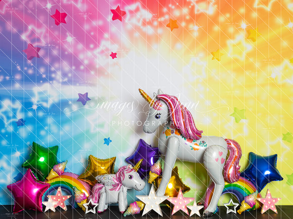 Rainbow Starburst Unicorn (JG)