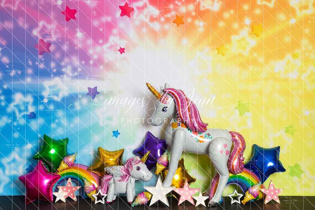 Rainbow Starburst Unicorn (JG)