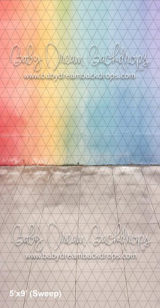 Rainbow Stripe Wall II (WM)