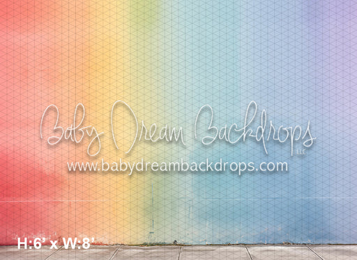 Rainbow Stripe Wall II (WM)