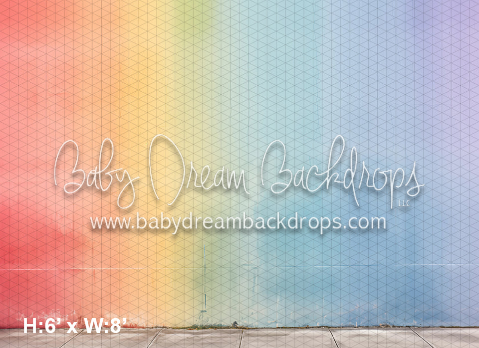 Rainbow Stripe Wall II (WM)