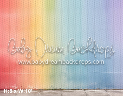 Rainbow Stripe Wall II (WM)