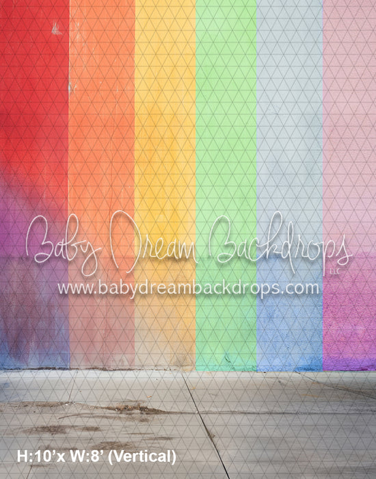 Rainbow Stripe Wall III (WM)