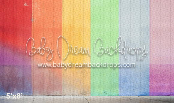 Rainbow Stripe Wall III (WM)