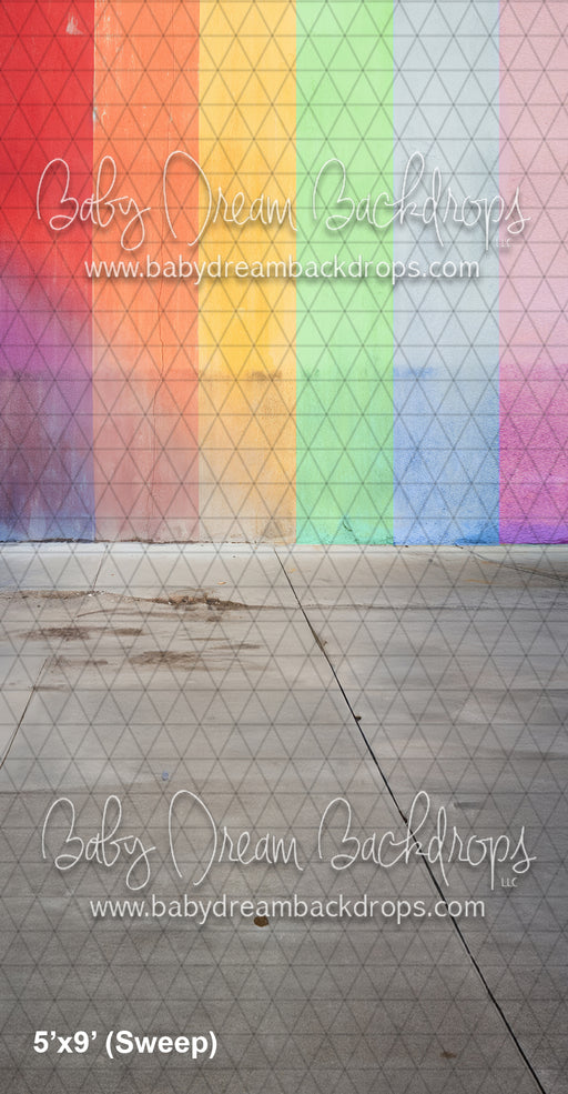 Rainbow Stripe Wall III (WM)