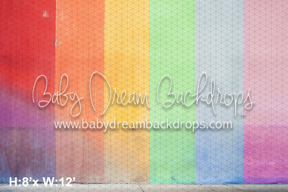 Rainbow Stripe Wall III (WM)