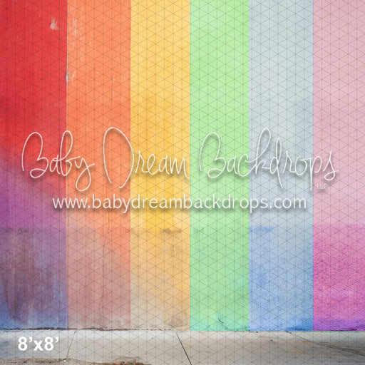 Rainbow Stripe Wall III (WM)