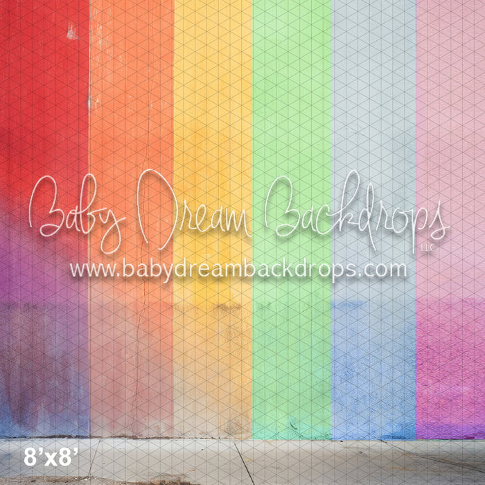 Rainbow Stripe Wall III (WM)
