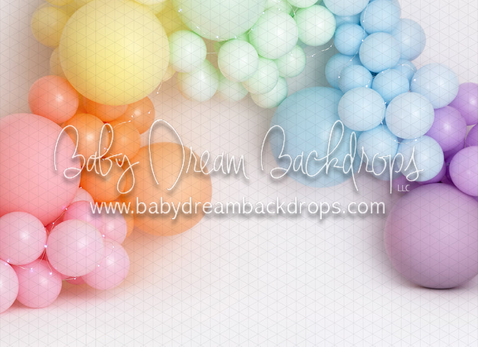 Rainbow Balloon Arch