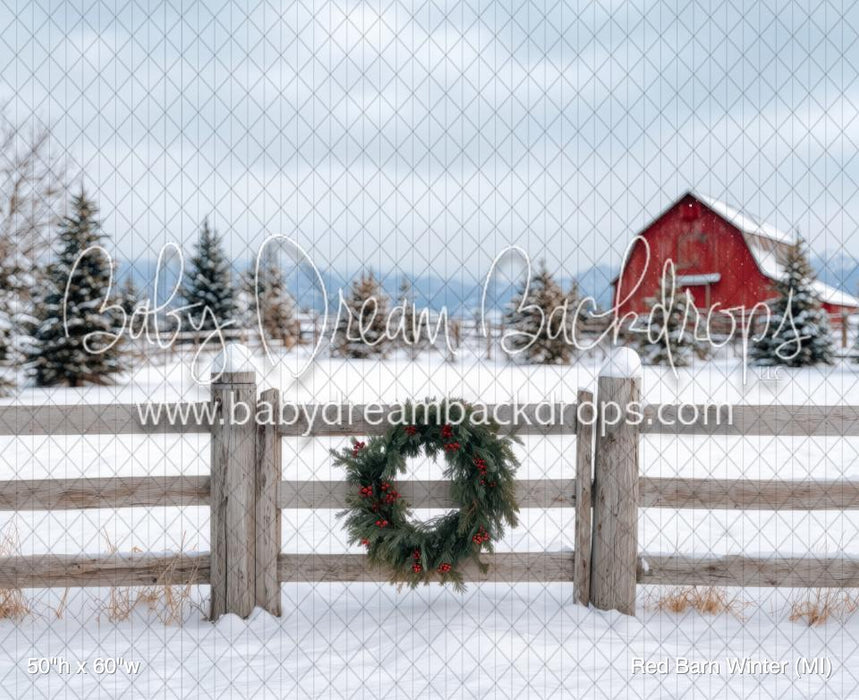 Red Barn Winter (MI)