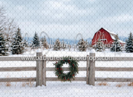 Red Barn Winter (MI)