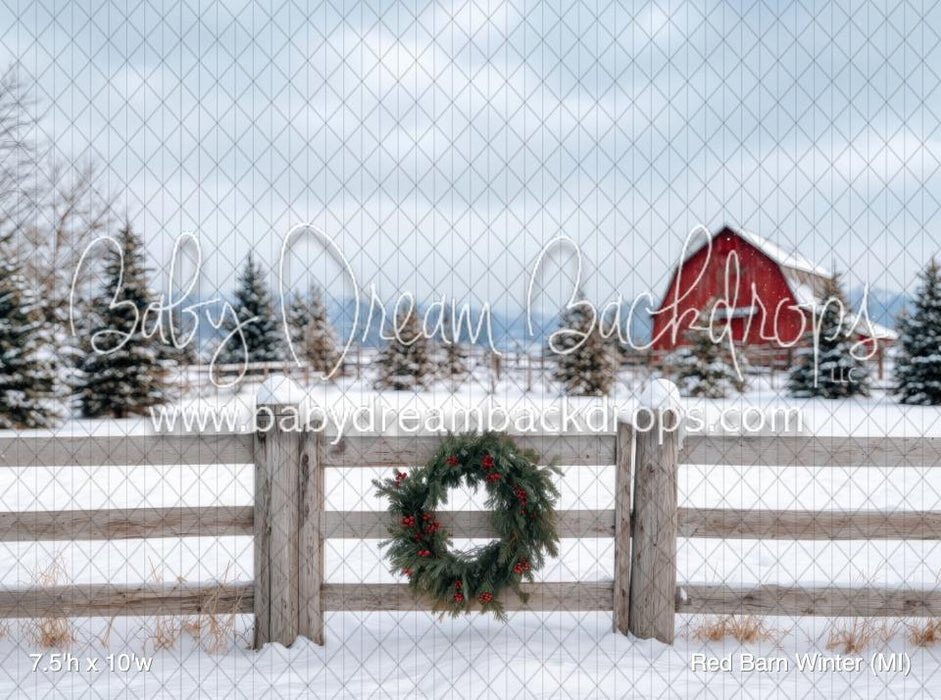 Red Barn Winter (MI)