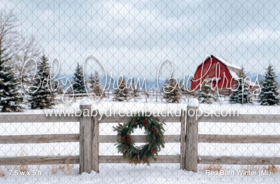 Red Barn Winter (MI)