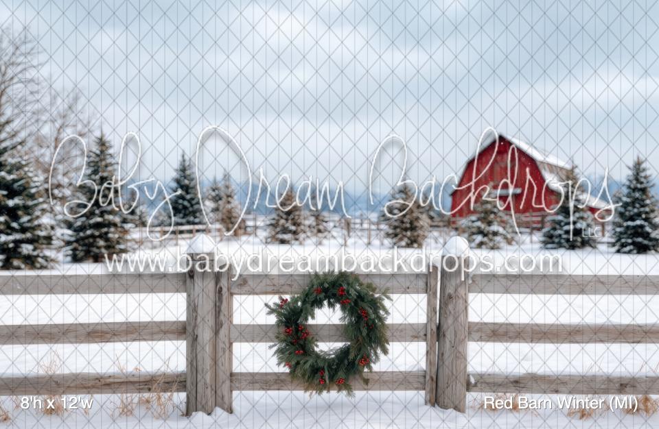 Red Barn Winter (MI)