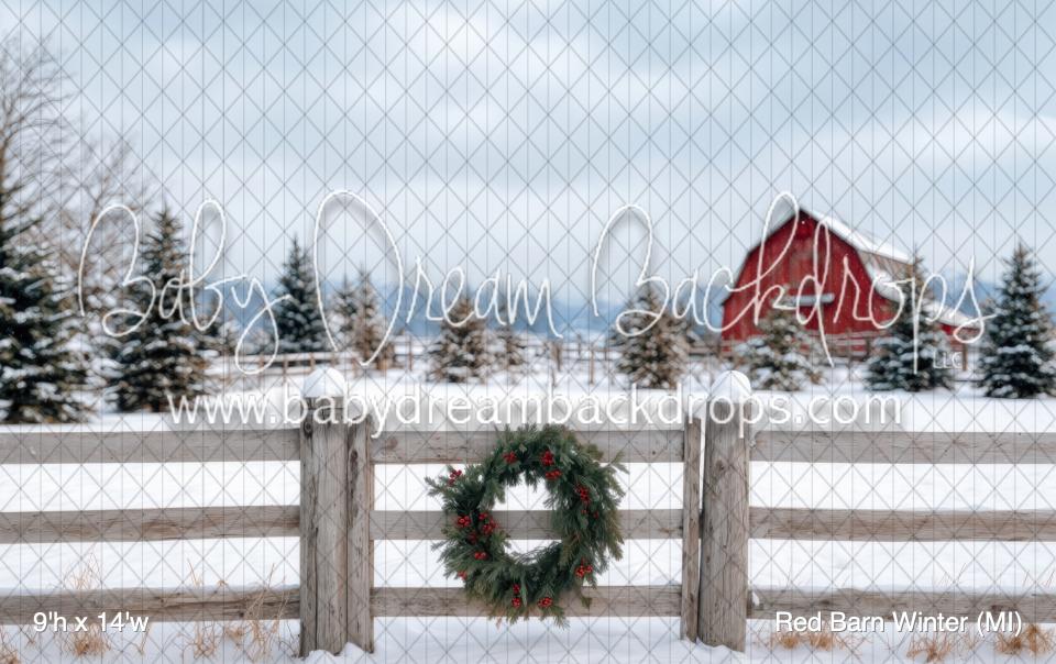 Red Barn Winter (MI)