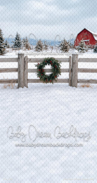 Red Barn Winter Sweep (MI)