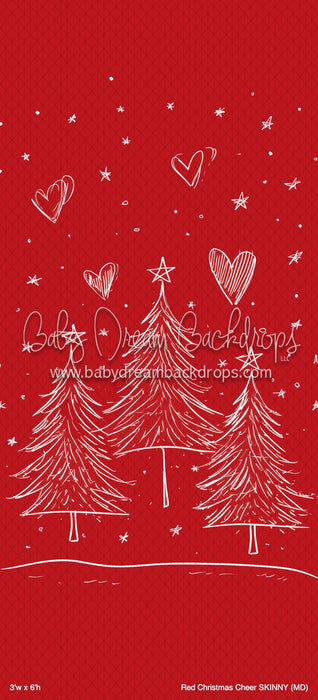 Red Christmas Cheer SKINNY (MD)