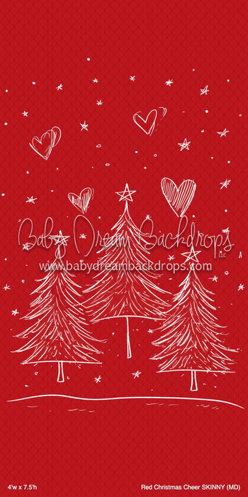 Red Christmas Cheer SKINNY (MD)