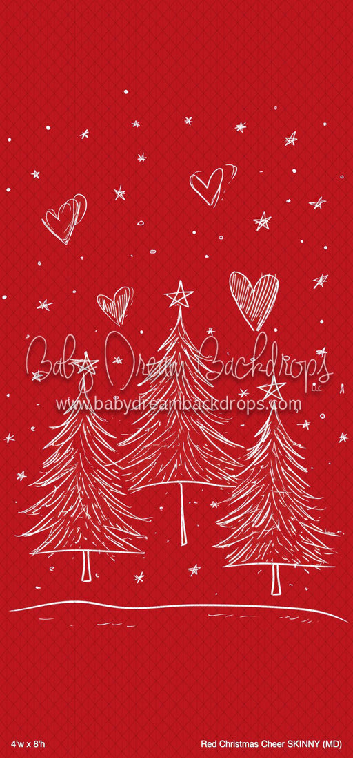 Red Christmas Cheer SKINNY (MD)
