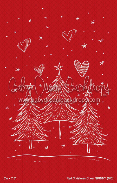 Red Christmas Cheer SKINNY (MD)