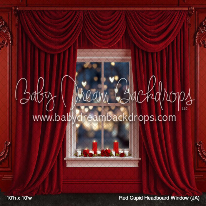 Red Cupid Headboard Window (JA)