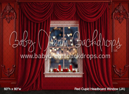 Red Cupid Headboard Window (JA)