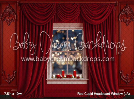 Red Cupid Headboard Window (JA)
