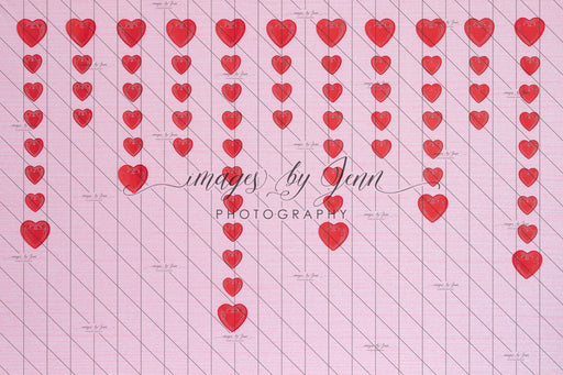 Red Dropping Hearts (JG)