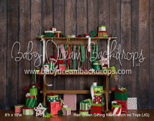 Red Green Gifting Workbench no Toys (JG)