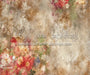 Red Grunge Florals Fabric Floor (CM)