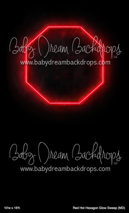 Red Hot Hexagon Glow Sweep (MD)