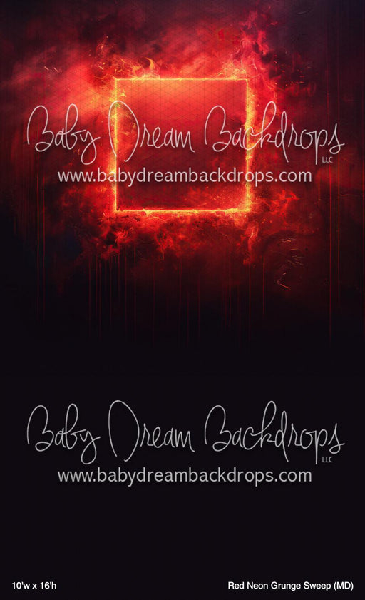 Red Neon Grunge Sweep (MD)