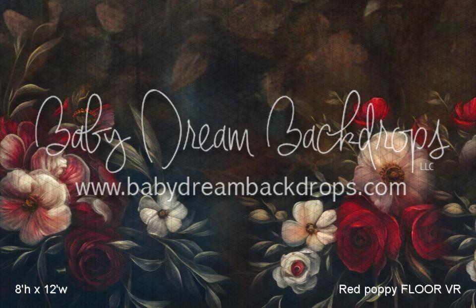 Red Poppy Fabric Floor (VR)