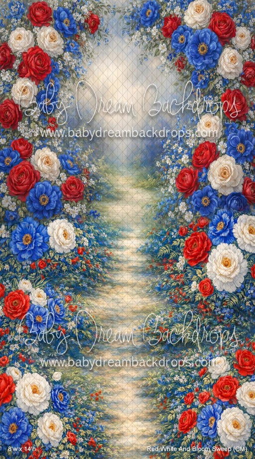 Red White And Bloom Sweep (CM)
